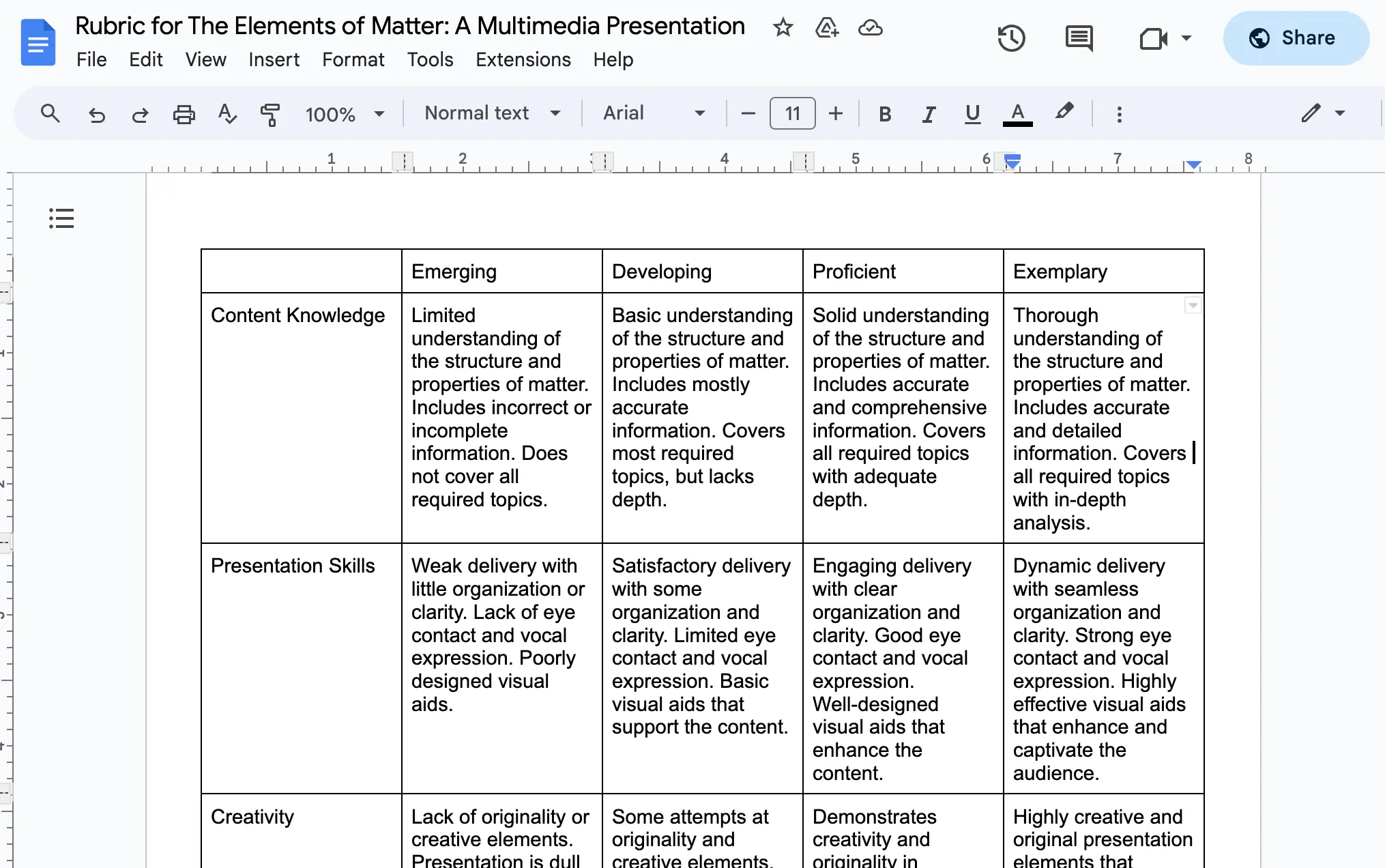 AI Rubric Maker for 👩‍🏫 Teachers